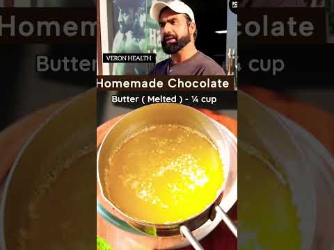 Gym Coach Nitesh Soni's Homemade Chocolate Recipe #shorts #trending #ytshorts