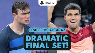 DRAMATIC Final Set in Alcaraz vs Draper Thriller! | Indian Wells 2025 Highlights