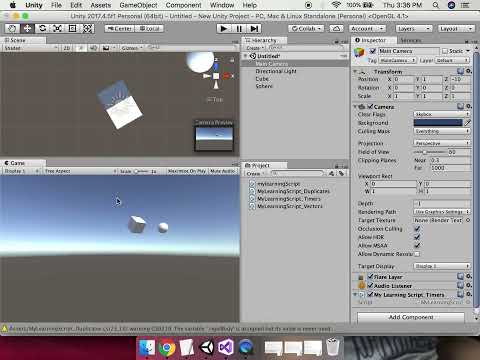 Unity for kids : Creating a timer in Unity using variables