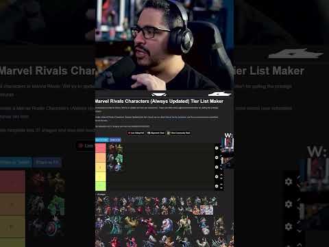 Vanguard Tier List Season 1| Marvel Rivals #shorts #marvelrivals