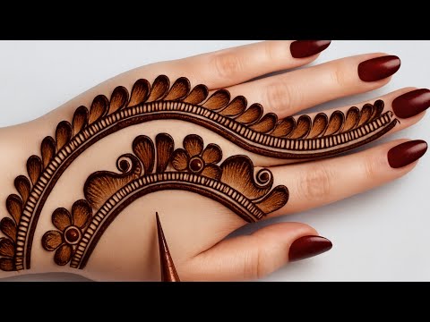 Easy mehndi design | simple mehndi design|mehndi ka design|mehndi design|chhath puja