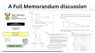 Mathematics past Exam paper.