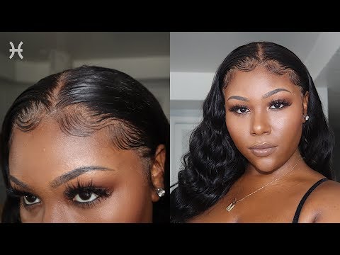 EASY STEP BY STEP FRONTAL BABY HAIR TUTORIAL | NATURAL AND LAID | EULLAIR