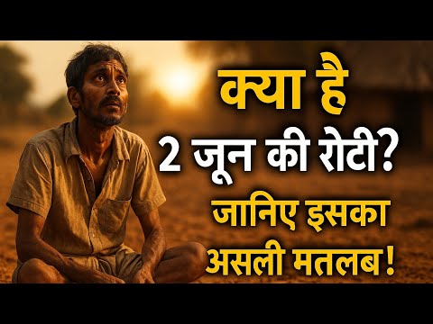 "दो जून की रोटी का मतलब क्या है? | जानिए गरीबी, संघर्ष और सच्चाई की पूरी कहानी" #buddhawalistory