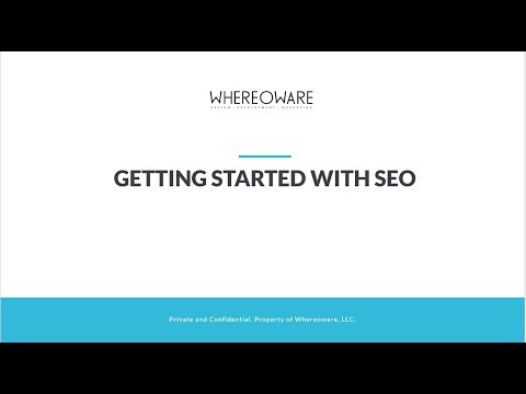 Webinar: Getting Started with SEO