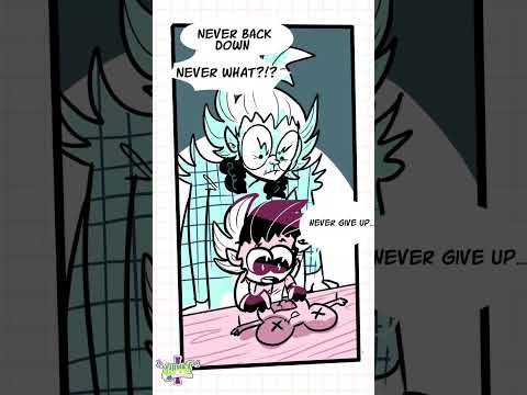 Never back down, Never What? #webcomic #animation #animated