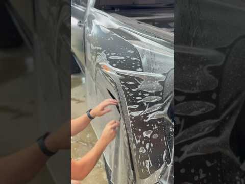 Here’s how to install PPF to your car. The application process. #cardetailing #carwrap ￼￼