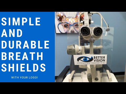 How To Make An Easy and Durable Breath Shield For A Slit Lamp