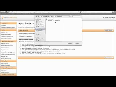 Import Contacts (Salesforce Automation)
