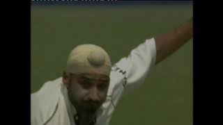 INDIAN STAR OFF SPINNER Harbhajan Singh bowling the Doosra in SLOW MOTION