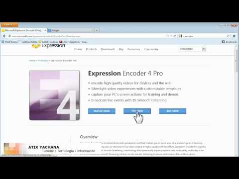 Microsoft Expression Encoder 4 - herramienta gratuita de captura de pantalla
