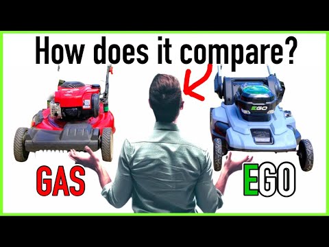 EGO Lawn Mower HOW TO CHOOSE and GAS vs ELECTRIC Challenge REVIEW