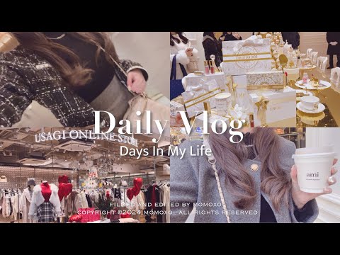 [Vlog] Christmas Shopping & Holiday Events in Omotesando 🎄 Dior Pop-up Cafe | Chanel Holiday