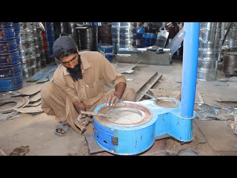 Idea of Making Wood Stove Without Smoke from Drum | New Design Stove Making Idea | Smokeless Stoves