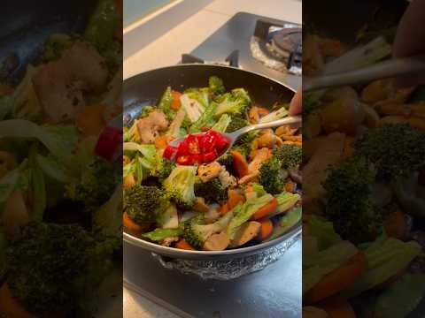 MV#429 💁🏻‍♀️Healthy Dinner With Stir-fry Veggie💚#minivlog 05.2.25 #food #routinevlog #cooking