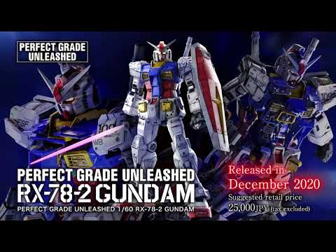 Bandai Perfect Grade Unleashed PG 1/60 RX-78-2 GUNDAM (40TH ANNIVERSARY VER)