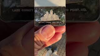 Silver Art Bar Featuring Historic Crown Point, Indiana Courthouse #shorts