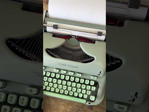 1960s Hermes 3000 Typewriter ASMR