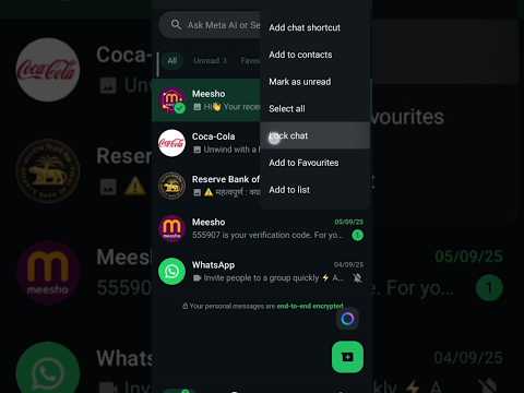 How to Hide or Lock Chats in WhatsApp | Step by Step Guide