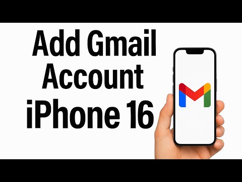How to Add Gmail Account to iPhone 16 pro max!
