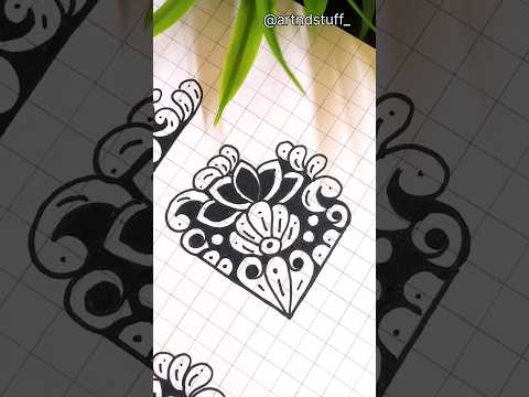 Corner Mandala Patterns - Part 4 💖 #mandalapatterns #mandalapattern #youtubeshorts #easymandalaart