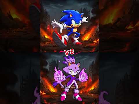 Sonic vs Blaze, Vector, Big #sonic #battle #shorts