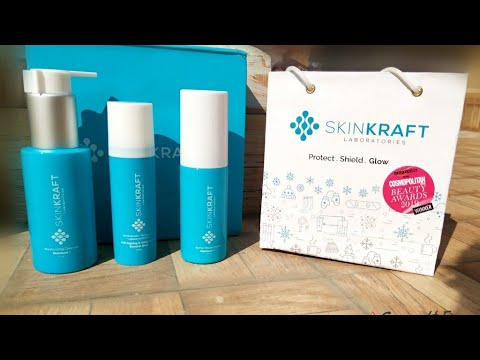 Skinkraft unboxing video 🥰#skinkraft #skincare #skin #skinkraftreview #skincareroutine #unboxing