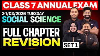 CLASS 7 Annual EXAM 24/03/2026 Tuesday | Social science A Grade Level Questions (set 1)