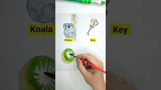 Letter K Koala, Key, Kiwi. Alphabet for kids. #alphabet #shorts #learnalphabets #abcforkids