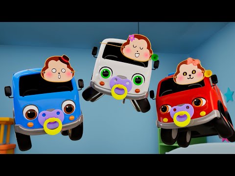 Five Little Monkeys Jumping on the Bed | Nursery Rhymes & Kids Songs - Baby Car Songs TV
