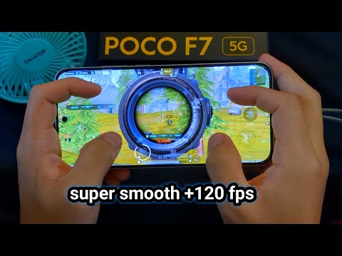 POCO F7 SUPER SMOOTH +120 FPS NEW EVENT WITH FPS METER PUBG |BGMI TEST 