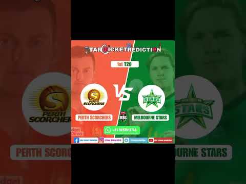 ( Big Bash League 2024_25 ) 1st Match Perth Scorchers VS Melbourne Stars #predictions #Matchwinner