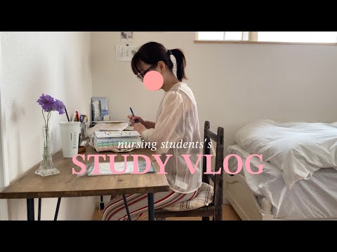 ［vlog］実習も卒論も終わった看護学生の毎日の過ごし方✍🏻📖  / レビューブック作りを楽しむ毎日/ たまには息抜きもしよう☕️