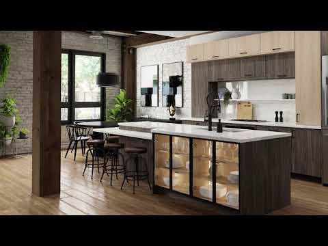 Beautifully Sculpted TFL Contemporary Cabinets by Dura Supreme Cabinetry