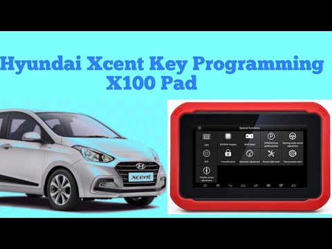 Hyundai Xcent Key Programming In X100 Pad | Generate Hyundai Special Transponder In VVDI | Hyundai