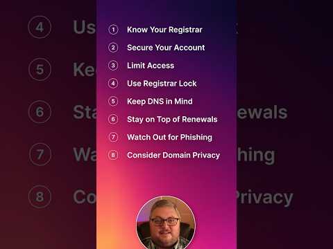 First Steps in Safeguarding Your Domain Name #cybersecurity