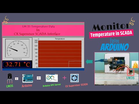 SCADA based Temperature Monitoring using Arduino and LM35