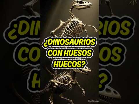 ¿LOS DINOSAURIOS TENÍAN HUESOS HUECOS? #animales #dinosaurios