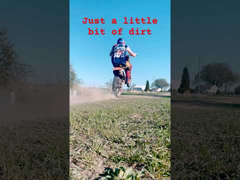 Dirt I love dirt #dirtbike #cinematic #kenetik #wheelie ￼