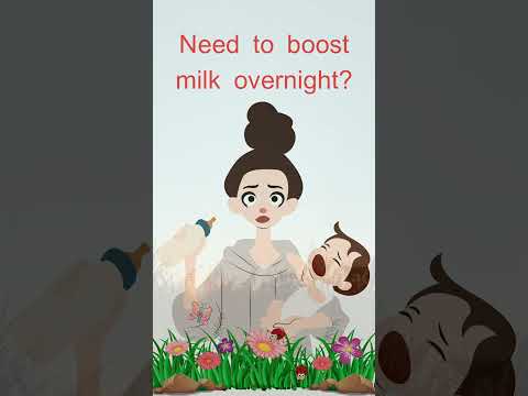 Need a Milk Supply Boost Overnight? Try This 4-Step Hack! | Pump & Lactation Guide #Shorts