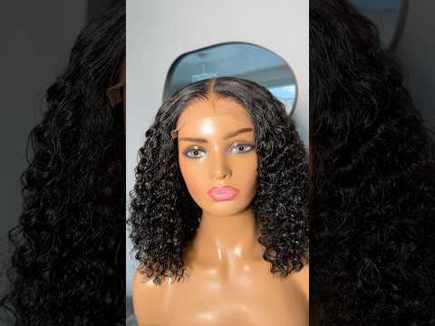 Handmade Deep Wave Wig 🥰 #deepwave #deepwavewig #handmadewigs #wigs #curlyhair #curlywig #shortwig