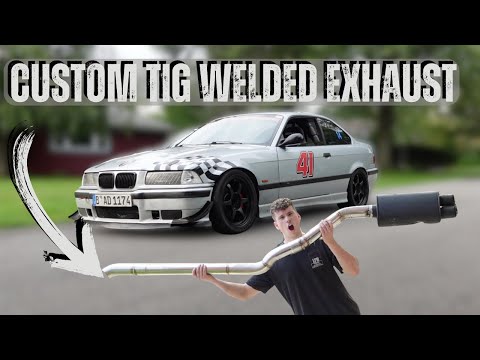 Building a custom exhaust for a E36 RACECAR