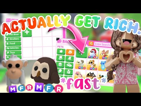 the BEST WAY to get SUPER RICH in adopt me! (2025)  *best tips!* 🌈💵