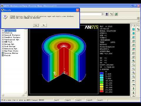 Ansys Thermal-Example 1 - Wire Thermal Analysis