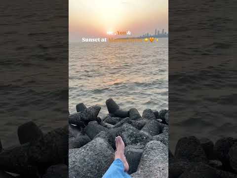 #marinedrive #marines #bombay #mumbai #sunset#love#relatable #accenture#reels#instagram #couplegoals