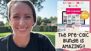 PreCalculus Teachers - this MATH BUNDLE will be your new BFF