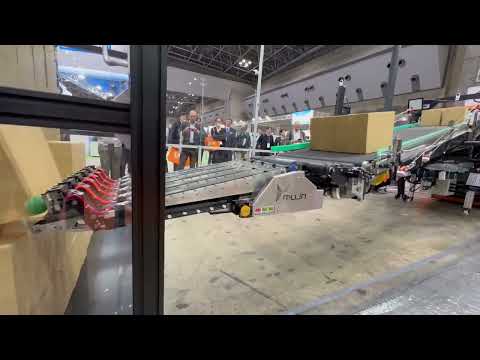 Conveyor with Pneumatic Handling #mujin