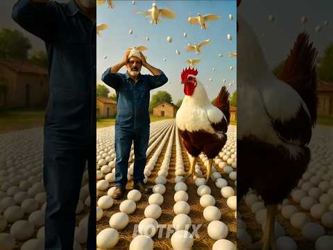 Hen, Eggs and Problem 😭 | Funny Hen Story You Won’t Believe! #hen #aistory #egg