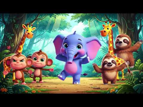 ELEPHANT SONG FOR KIDS, STOMP STOMP STOMP #kidsongs #nurseryrhyme #songforkids #cartoonforkids