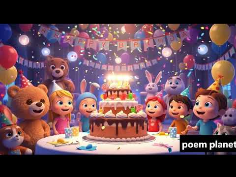 Happy Birthday Song for Kids | celebration birthday song | kids Songs with countdown 2025